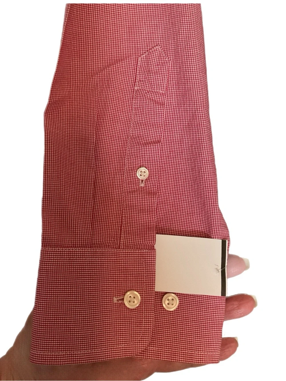 NWT Banana Republic XL Men’s Soft Wash Button Down Lg Sleeve Red Casual Office